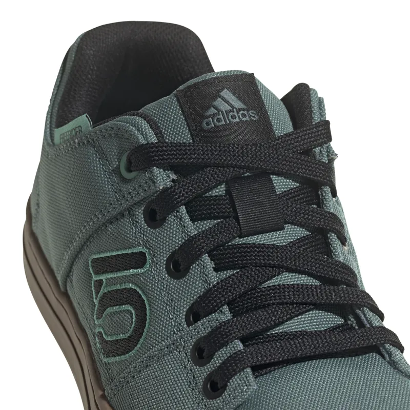 Five Ten Freerider Canvas Womens Mountain Bike Shoes - Hazy Emerald-6
